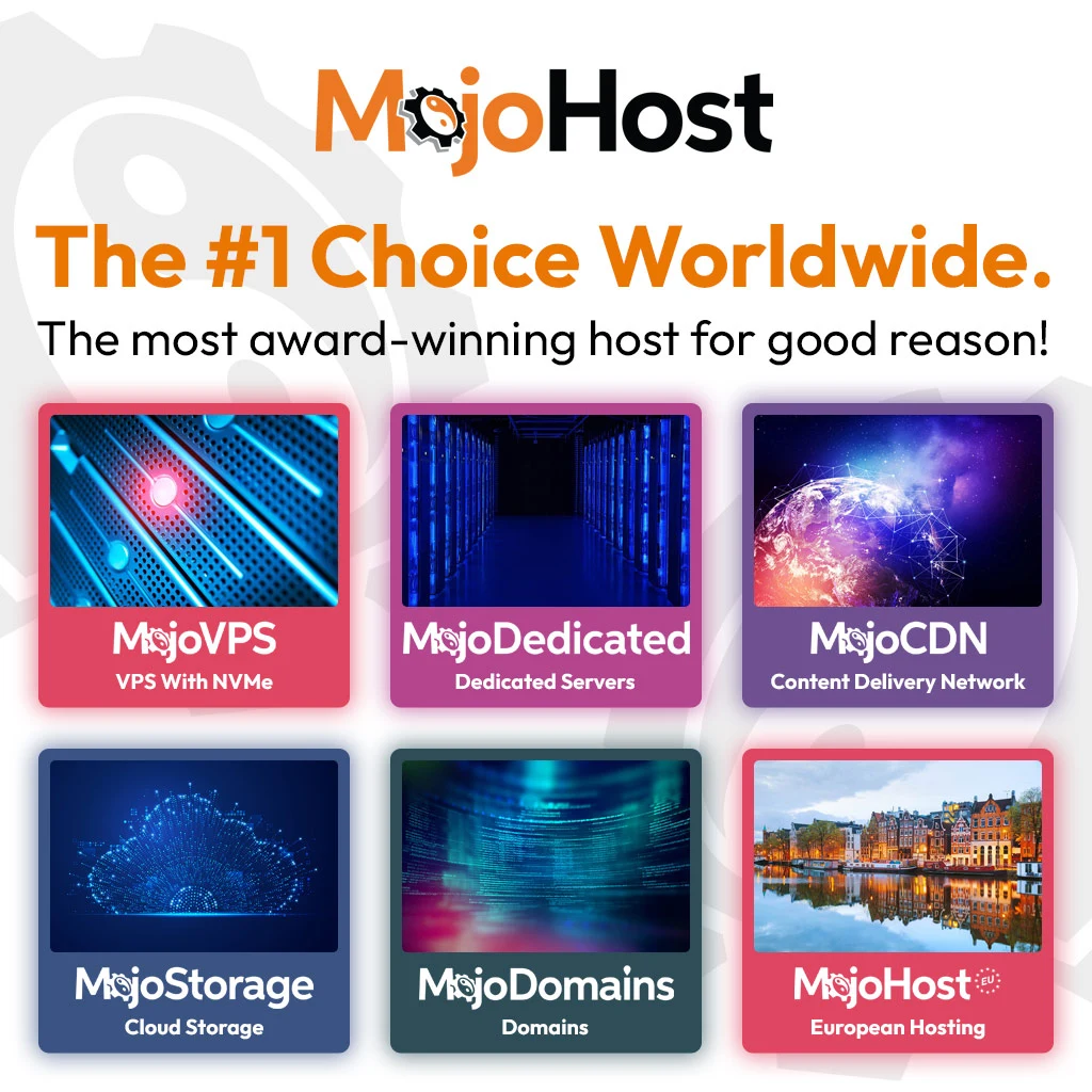MojoHost Services - VPS, Dedicated Servers, CDN, Storage, Host, Domains